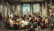 Thomas Couture The Romans of the Decadence Spain oil painting reproduction